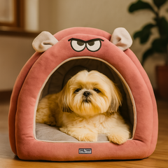 Tail Squad Caterpillar Hut for Dogs (Onion Pink)
