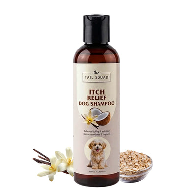 Itch Relief Sulphate-Free Dog Shampoo for Dry & Itchy Skin- 200ml