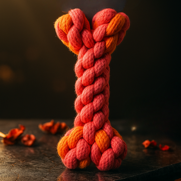 Tail Squad Bone Rope Toy For Dogs (1 pcs)