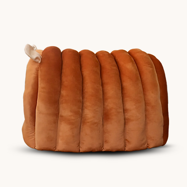 Tail Squad Caterpillar Hut for Dogs (Beige) - TAIL SQUAD