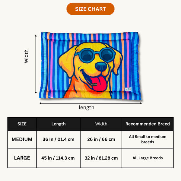 Tail Squad Washable Printed Mat for Dogs - Pop Art