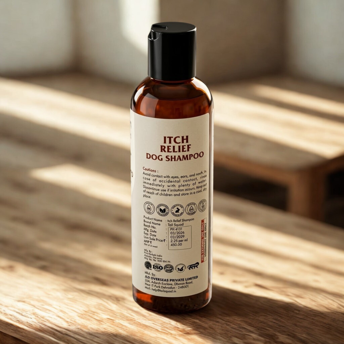 Itch Relief Dog Shampoo for Dry & Itchy Skin- 200ml