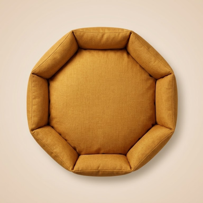 Tail Squad Washable Pawtagon Dog Bed - Camel