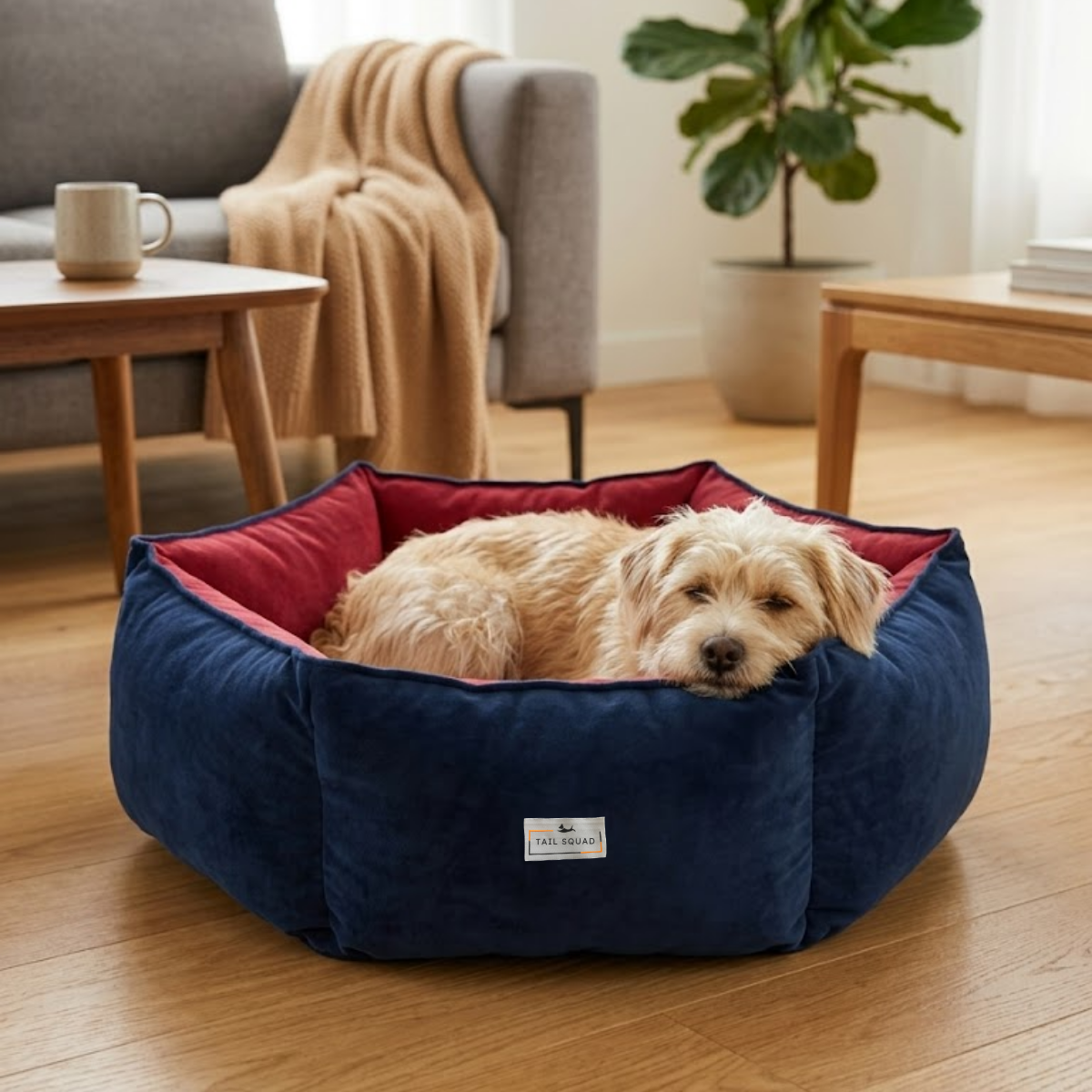 Tail Squad Reversible Summer Bed For Cats and Small Dogs- Small