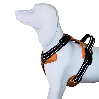 Tail Squad Adjustable Dog Full Body Harness (RUST)