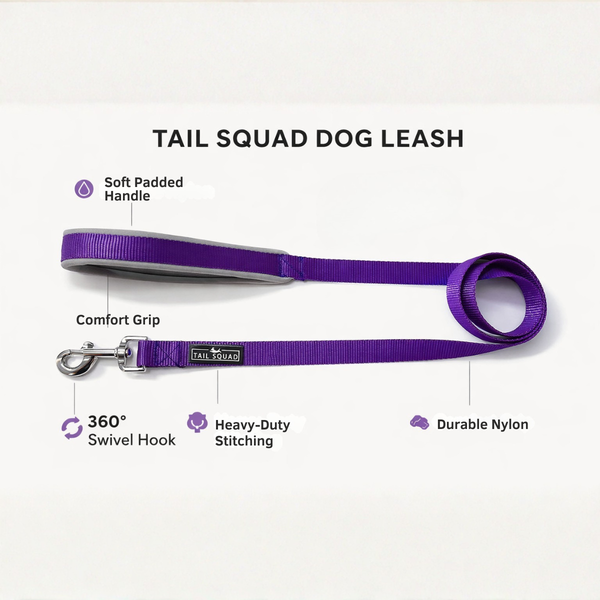 Tail Squad Dog Leash - Padded Handle