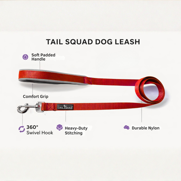 Tail Squad Dog Leash - Padded Handle