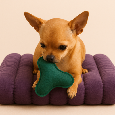 Tail Squad Eco-Friendly Tri-Chew Toy (Green)