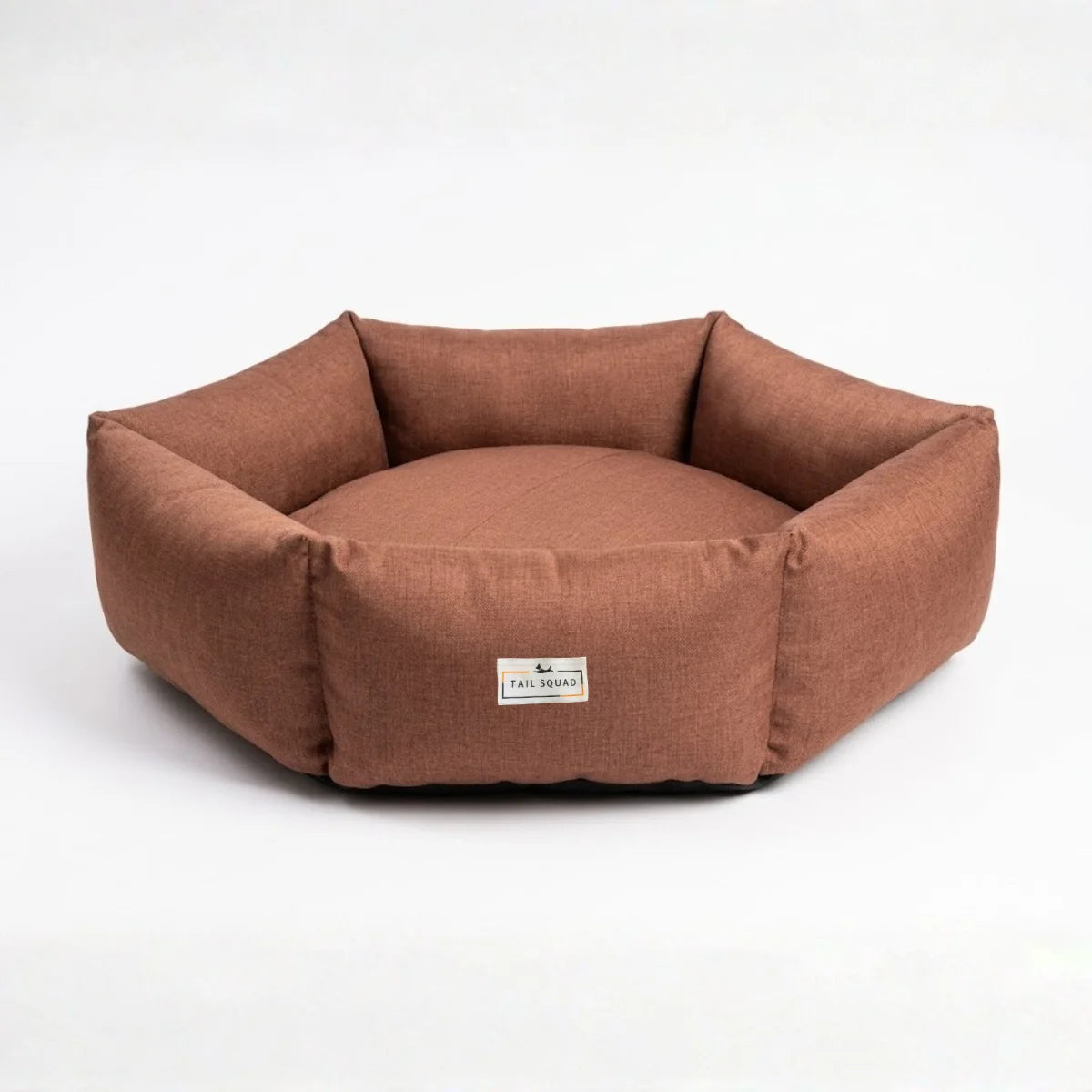Tail Squad Washable Bolster Dog Beds clean product view showcasing premium soft fabric and durable orthopedic pet bed design