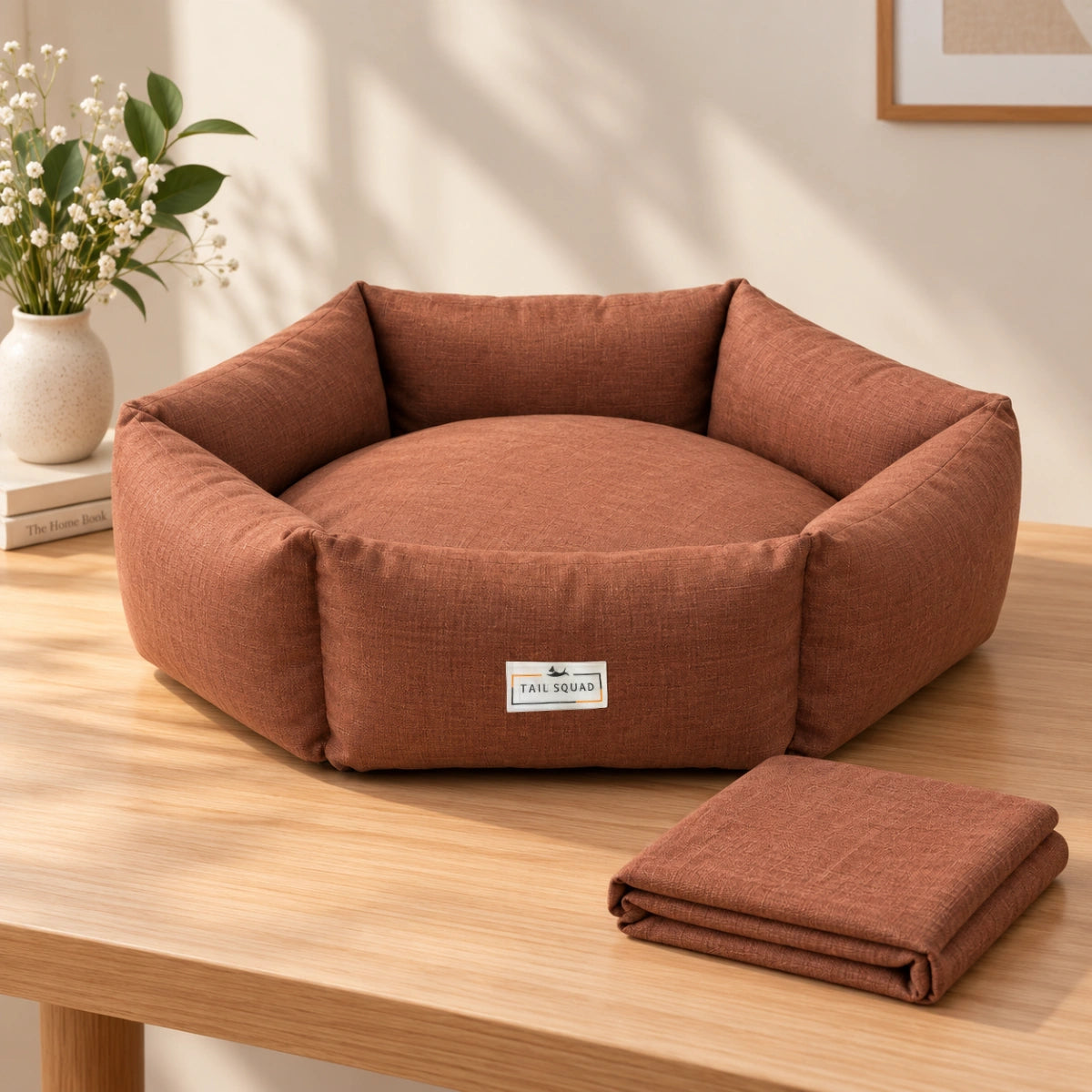 Brown Pawtagon Dog Bed Covers