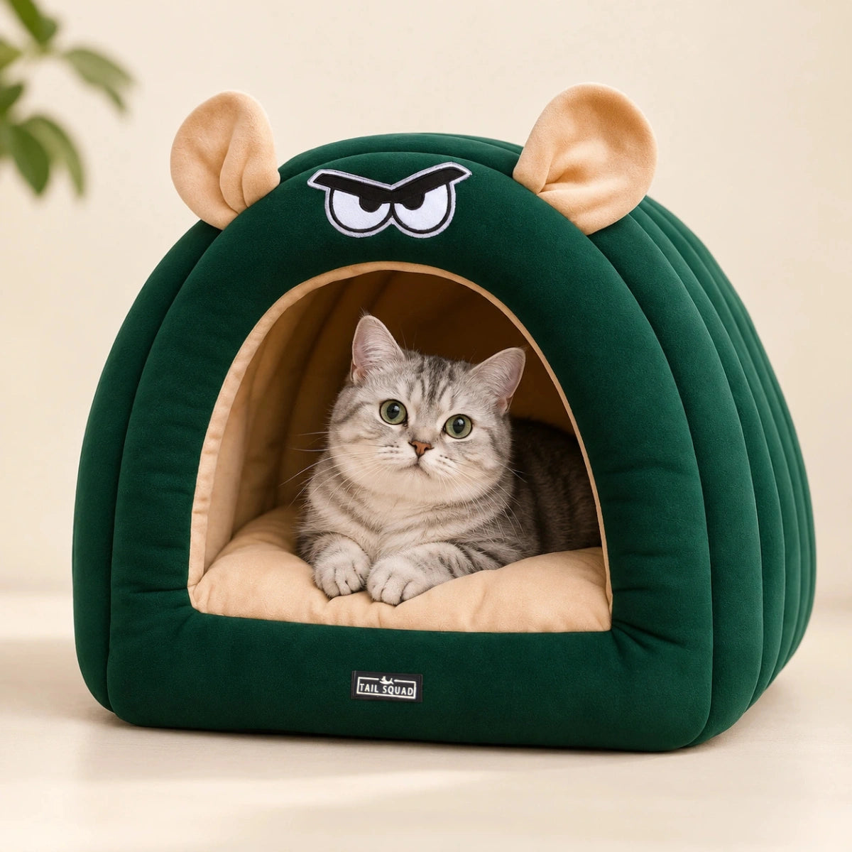 Tail Squad Caterpillar Cat House and Bed for Cats