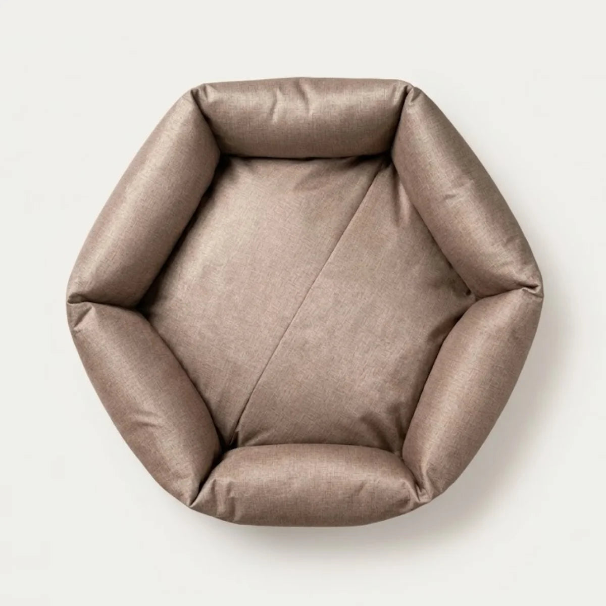 Tail Squad Washable Bolster Dog Bed upper top view showing spacious cushioned design and durable pet sleeping structure