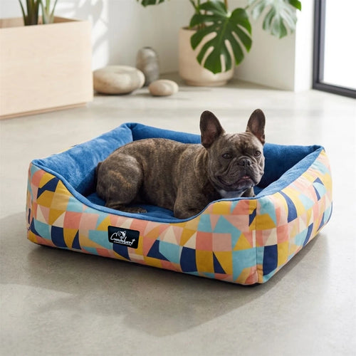 Solara Lux Dog Beds Printed Lounger