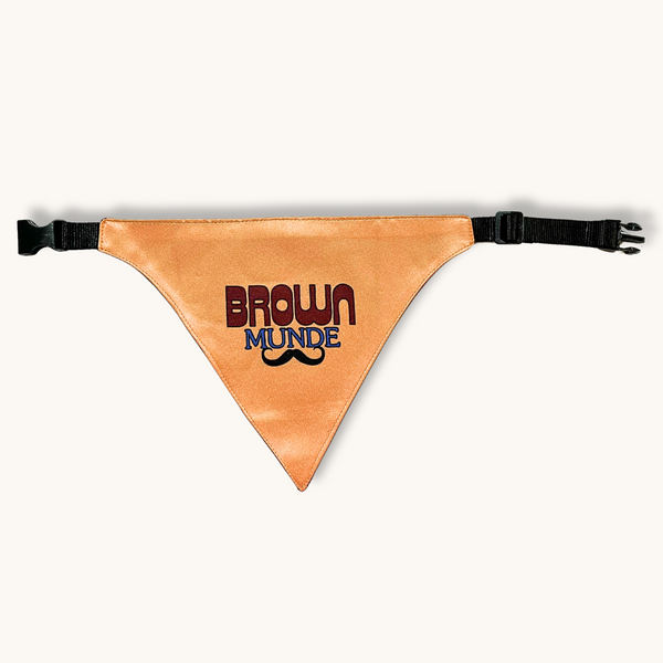 Tail Squad Bandana for Dogs and Cats- Brown Munde - TAIL SQUAD