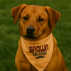 Tail Squad Bandana for Dogs and Cats- Brown Munde - TAIL SQUAD