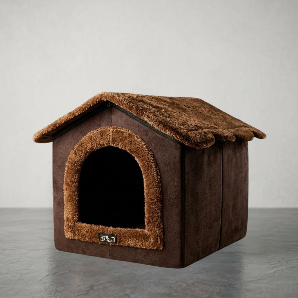 Tail Squad Foldable Cat Hut- For Kittens & Adult Cats