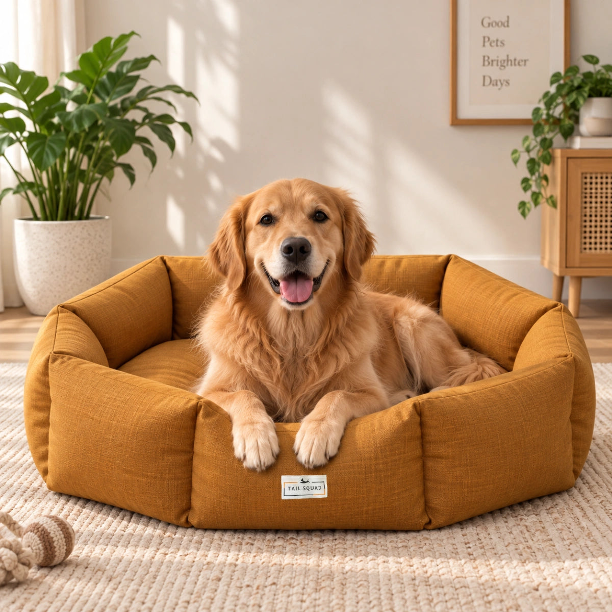 Tail Squad Comfortable Pawtagon Dog Bed