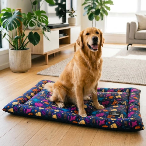 printed dog mat