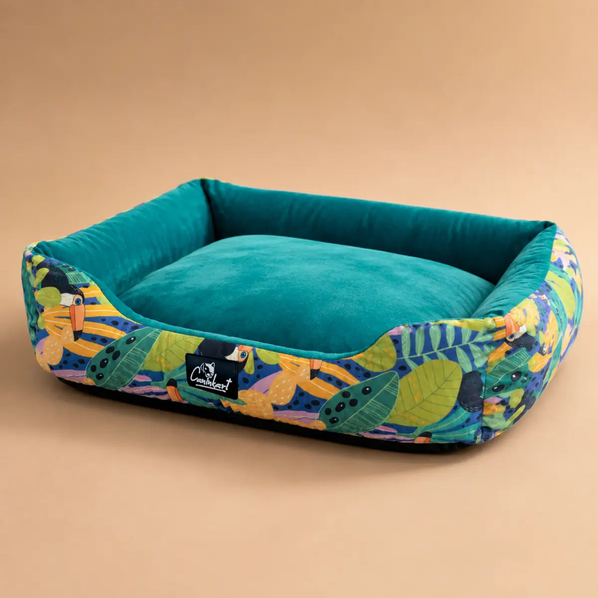 printed washable dog beds