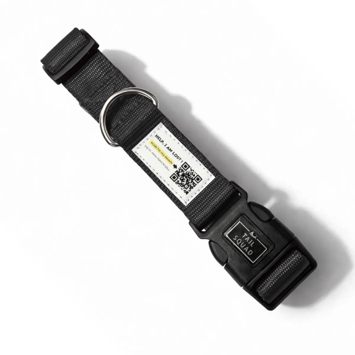 Tail Squad Smart Padded Dog Collar - QR Code