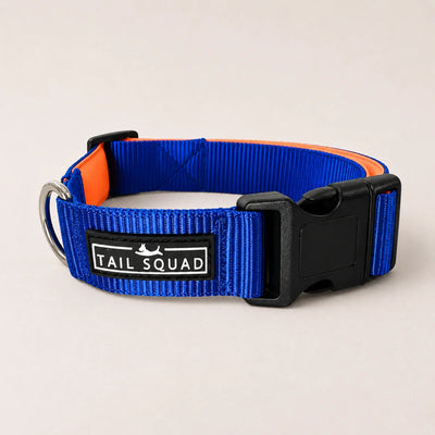 Tail Squad Dog Collar- Blue