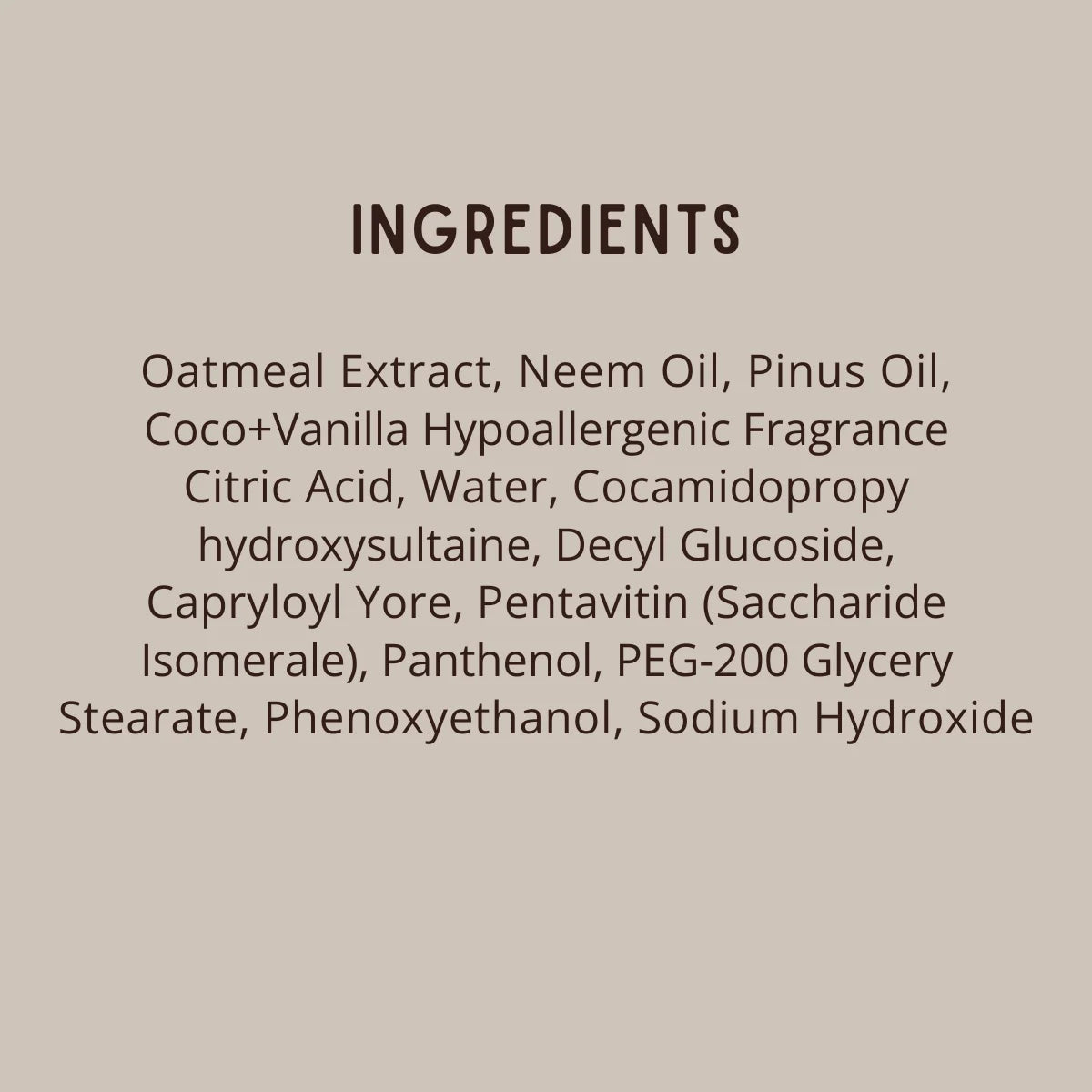 Natural ingredients are used in sulfate-free dog shampoo for dry and irritated skin.