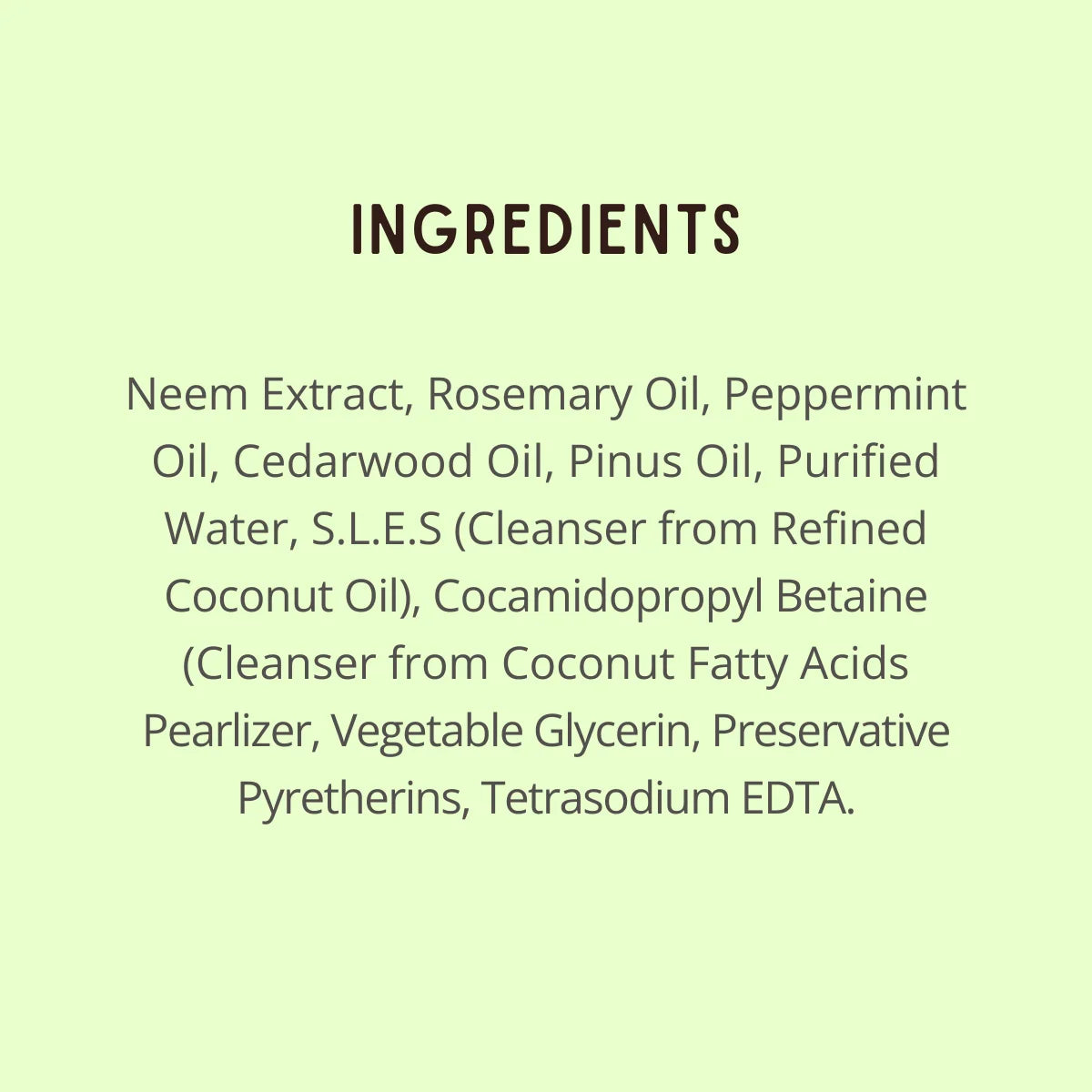 Active ingredients in anti tick and flea dog shampoo for complete pet hygiene support.