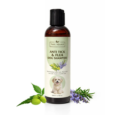Anti Tick & Flea Dog Shampoo – Powerful Protection & Gentle Care- 200ml